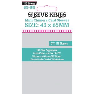 SKS-8802 Sleeve Kings Card Sleeves 43x65mm