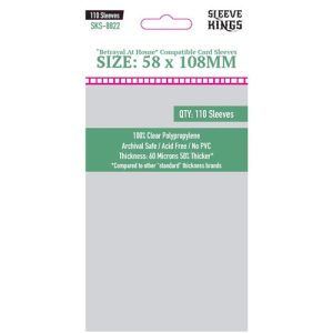 SKS-8822 Sleeve Kings Card Sleeves 58x108mm