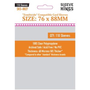 SKS-8827 Sleeve Kings Card Sleeves 76x88mm
