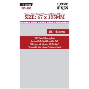 SKS-8829 Sleeve Kings Card Sleeves 67x103mm